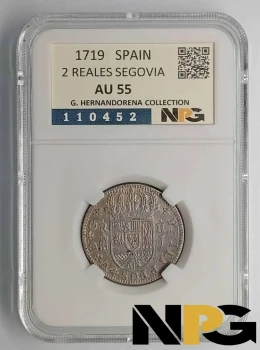 1719SEGOVIA SPAIN 2 Reales