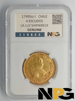 1749So J Chile 4 Escudos
