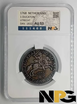 1768 Netherland Utrecht 1 DUCATON 1768 Netherland Utrecht 1 DUCATON