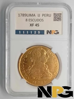 1789ME Peru 8 Escudos