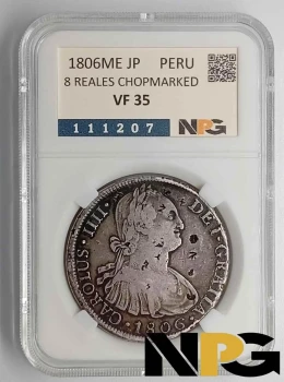 1806 Peru  8 REALES ME JP