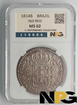 1814B Brazil 960 Reis