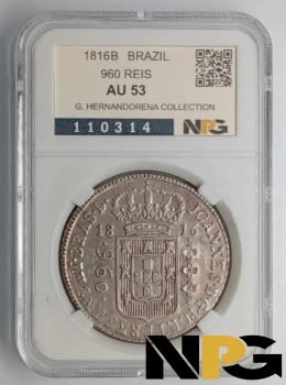 1816B Brazil 960 Reis