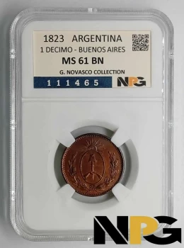 1823 Argentina 1 DECIMO 1823 Argentina 1 DECIMO