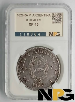1828RA P Argentina 8 Reales
