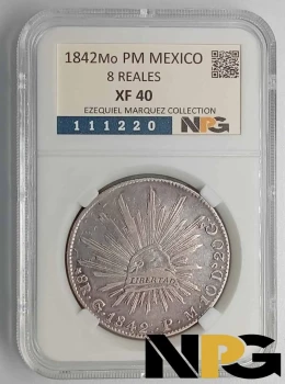 1842Mo Mexico 8 Reales 1842Mo Mexico 8 Reales