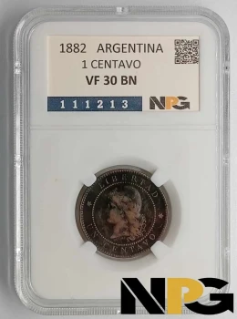 1882 Argentina 1 Centavo 1882 Argentina 1 Centavo
