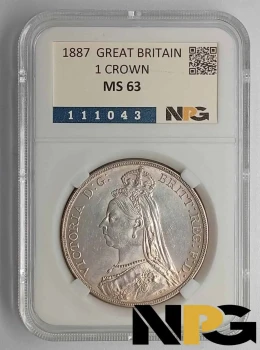 1887 Great Britain 1 Crown