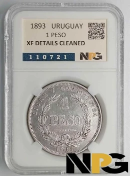 1893 Uruguay 1 Peso