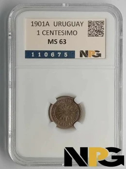 1901A Uruguay 1 Centesimo
