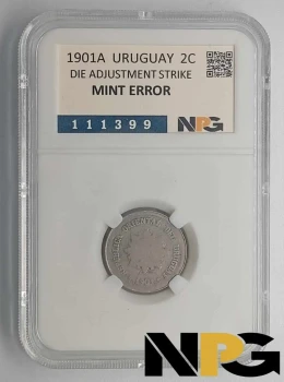 1901A Uruguay 2 Centesimos 1901A Uruguay 2 Centesimos