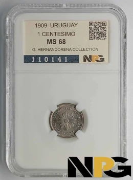 1909 Uruguay 1 Centesimo