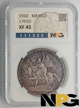 1910 Mexico 1 Peso 1910 Mexico 1 Peso