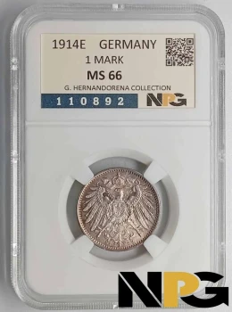 1914E Germany 1 Mark