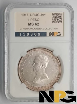 1917 Uruguay  1 PESO