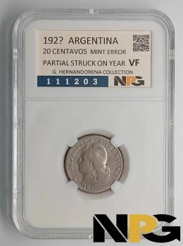 192? Argentina 20 Centavos 192? Argentina 20 Centavos