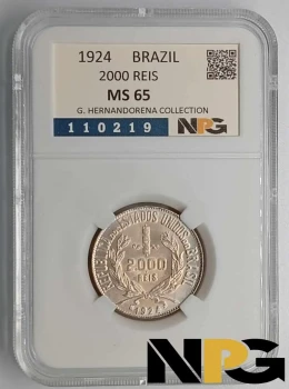 1924 Brazil 2000 Reis