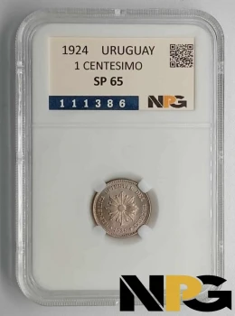 1924 Uruguay 1 Centesimo
