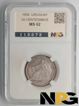 1930 Uruguay 20 Centesimos