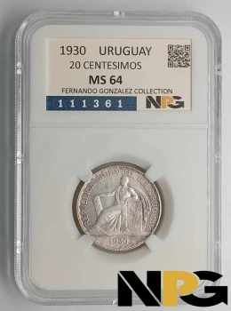 1930 Uruguay 20 Centesimos 1930 Uruguay 20 Centesimos
