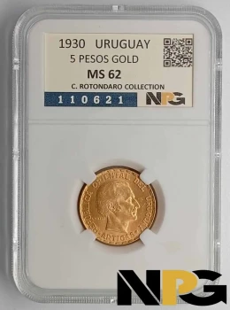 1930 Uruguay 5 Pesos