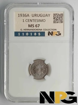 1936A Uruguay 1 Centesimo