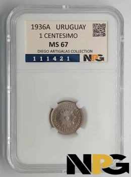 1936A Uruguay 1 Centesimo