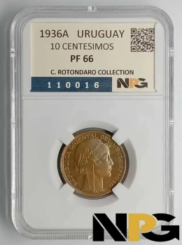1936A Uruguay 10 Centesimos