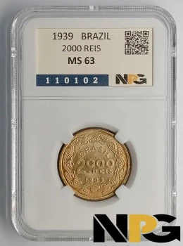 1939 Brazil 2000 Reis