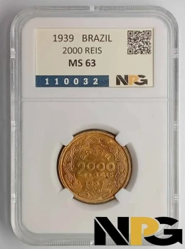 1939 Brazil 2000 Reis