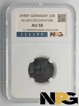 1946F Germany 10 REICHSPFENNIG