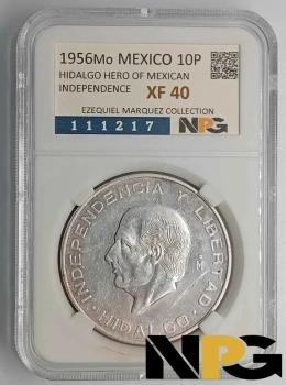 1956Mo Mexico 10 Pesos 1956Mo Mexico 10 Pesos