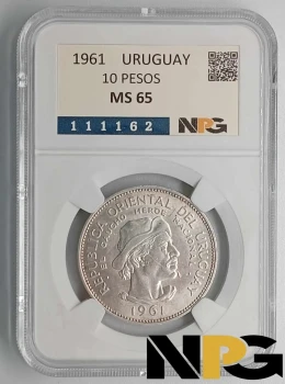 1961 Uruguay 10 Pesos 1961 Uruguay 10 Pesos