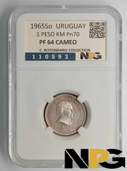 1965So Uruguay 1 Peso
