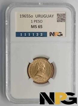 1965So Uruguay 1 Peso 1965So Uruguay 1 Peso