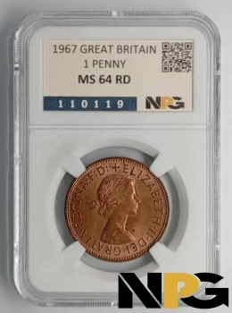 1967 Great Britain 1 Penny