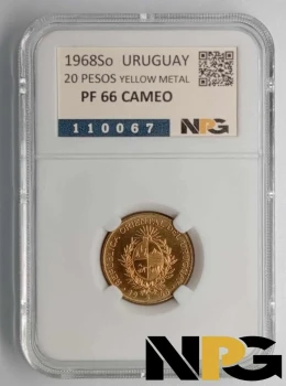 1968 Uruguay 20 Pesos