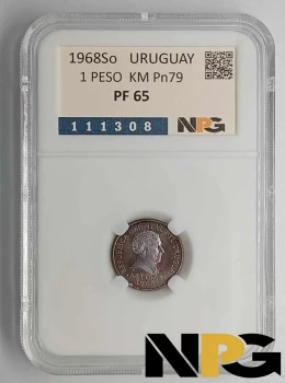 1968So Uruguay 1 Peso