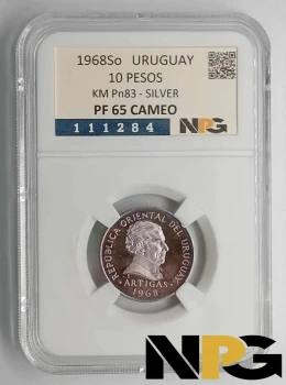 1968So Uruguay 10 Pesos 1968So Uruguay 10 Pesos