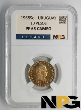 1968So Uruguay 10 Pesos 1968So Uruguay 10 Pesos