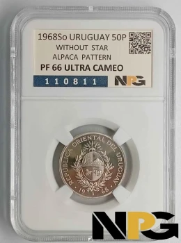 1968So Uruguay 50 Pesos