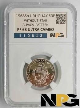 1968So Uruguay 50 Pesos