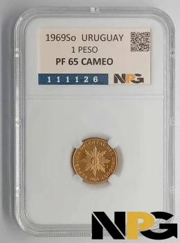 1969So Uruguay 1 Peso 1969So Uruguay 1 Peso