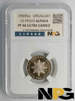 1969So Uruguay 10 Pesos
