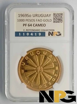 1969So Uruguay 1000 Pesos