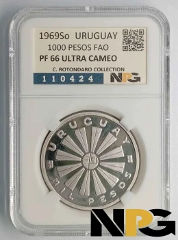1969So Uruguay 1000 Pesos