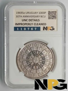 1969So Uruguay 1000 Pesos