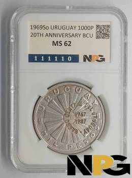 1969So Uruguay 1000 Pesos 1969So Uruguay 1000 Pesos