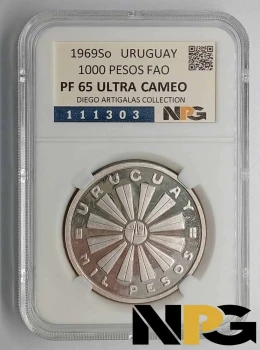 1969So Uruguay 1000 Pesos