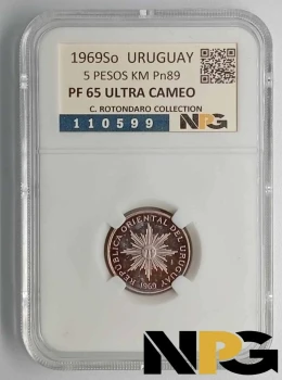 1969So Uruguay 5 Pesos